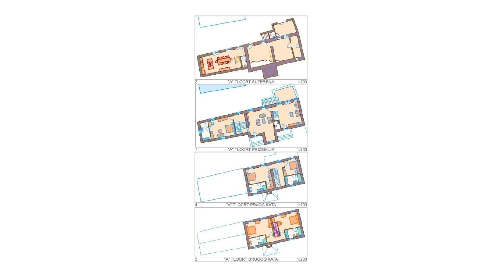 Villa Poropati, Groznjan, Istria - Luxury Countryside Estate For Up To 19 Persons - Large Pool Of 80M2 With Kids Section ภายนอก รูปภาพ